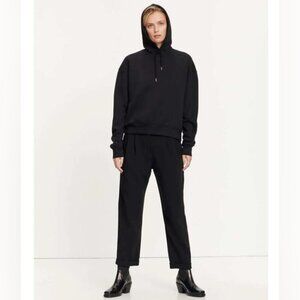 Samsoe Samsoe Folmer Organic Cotton Pullover logo WHITE Hoodie unisex XL sweater